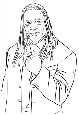 Booker T Coloring Page